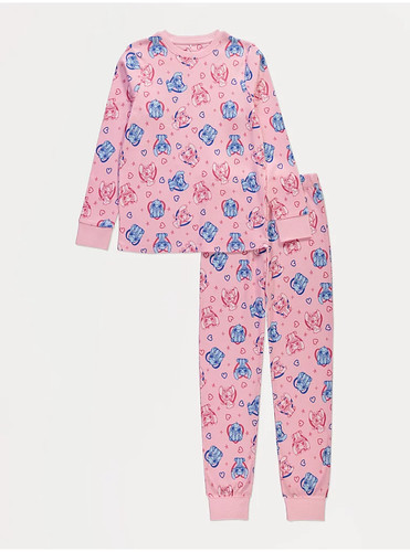 Disney lilo stitch pink love - &,