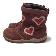 Girls Ecco Suede Embroidered