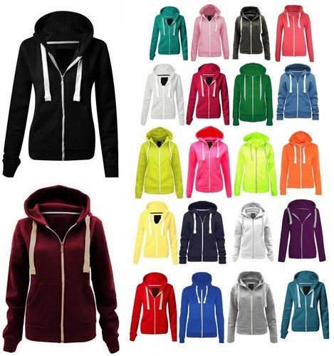 Ladies plain zipped - ladies,