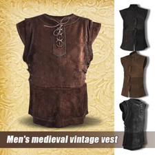Medieval Pirate Waistcoat Mens