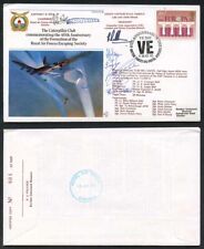 ES36 Caterpillar Club 40th Ann of Formation of RAF ES Signed by Crew