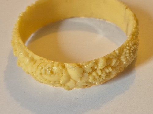 Vintage celluloid bangle - vintage,
