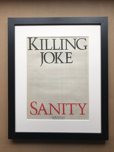 Killing joke sanity - sanity, (framed)