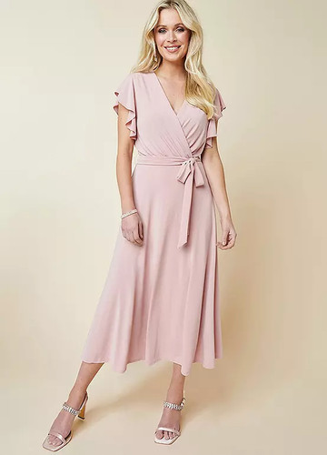 Kaleidoscope blush jersey - kaleidoscope, midi