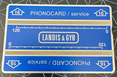 Landis gyr service phonocard - landis,