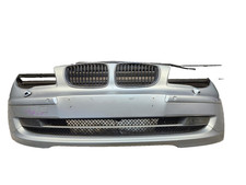 BMW 1 SERIES FRONT BUMPER COMPLETE IN SILVER TITANSILBER E87 2007 - 2011