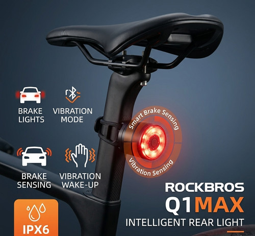 Smart bike tail light - tail, brake