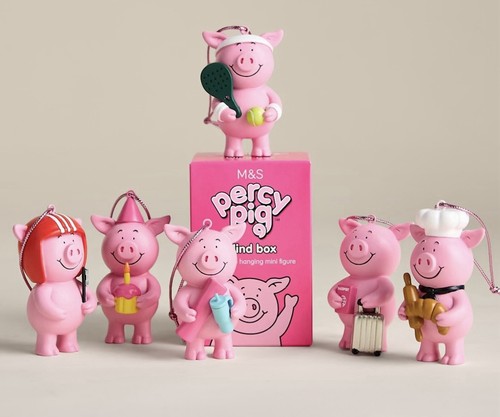 Percy pig blind box hanging - pig,
