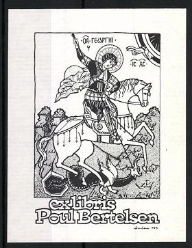 Exlibris poul bertelsen - exlibris,