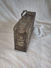 WW1 German Original MG08/Patronen 15 Ammunition Tin, Rare Barn Find