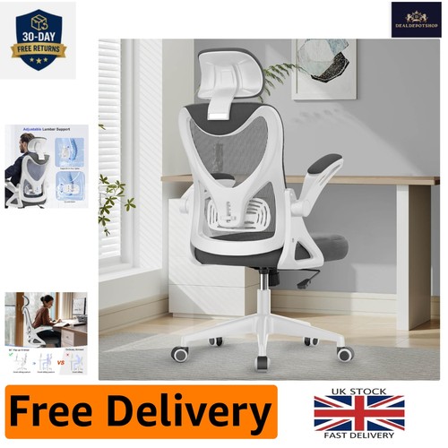 Executive high back desk chair - back,