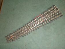 Peco O gauge 3 rail converted points bull head. Left turn. more listed. 6ft R