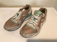 REEBOK CLASSIC GL 6000 TRAINERS. SIZE 3 UK Brown Beige green