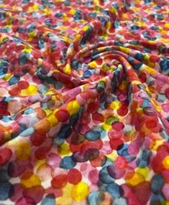 Watercolour Rainbow Cotton Stretch Jersey 200 GSM 95/5 Lycra 4 Way Stretch