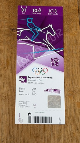 Ticket 2012 london - ticket,