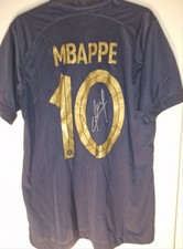 Hand Signed Mbappe France