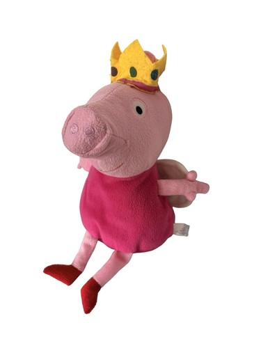 Peppa pig plush princess fairy - pig,