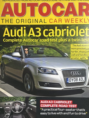 The audi cabriolet - a3, autocar