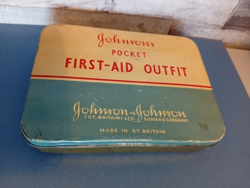 Vintage pocket tin johnson - vintage, johnson's