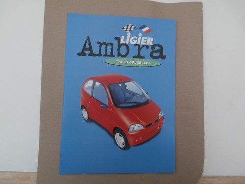 Ligier ambra brochure rare - ligier,