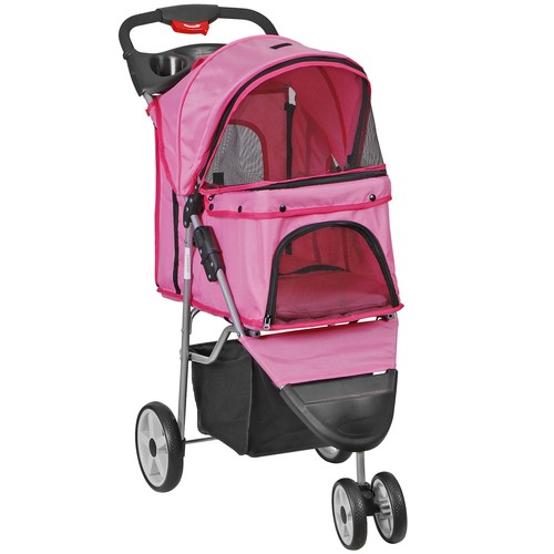 Wheels pet stroller foldable - 3,