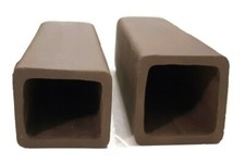 Square shaped ceramic breeding fish cave for Pleco Catfish Cichlid Shrimp