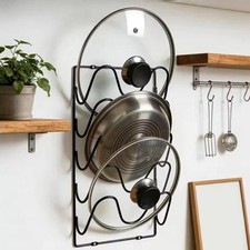 Iron Pot Lid Storage Rack