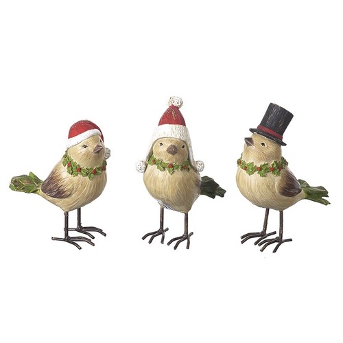 Set christmas robins - set,