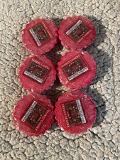 Yankee Candle RED APPLE WREATH Melt Tarts RARE VHTF DISCONTINUED X6
