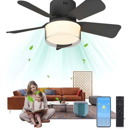 Led ceiling fan light dimmable - fan,