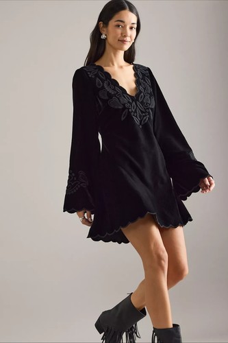Anthropologie iris velvet - by,