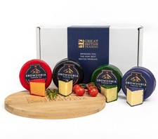 Snowdonia Cheese 4x Truckles Hamper inc Rock Star gift for christmas
