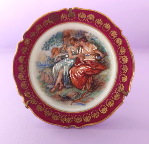 Limoges miniature saucer