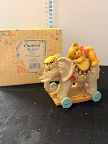 Cherished teddies elephant - cherished,