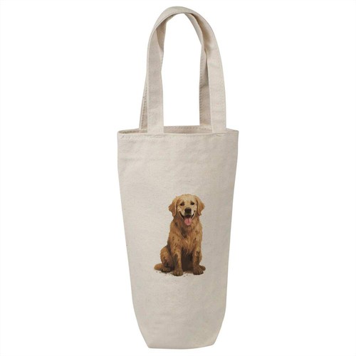 Muddy golden retriever wine - 'muddy,