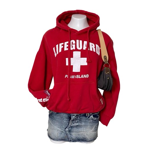 Lifeguard hoodie red size - lifeguard,