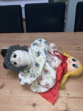 Vintage Topsy Turvy Doll . Red