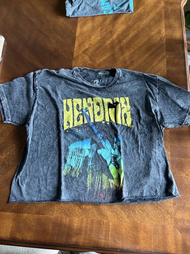 Hendrix cropped shirt - hendrix, t-shirt