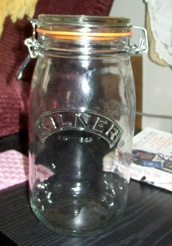 Kilner round top glass - top, big