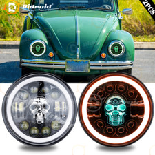 Pair 7"inch Round RGB LED