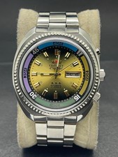 Rear Orient Gold Dial king Diver 21 jewels Serviced.Excellent Condition.
