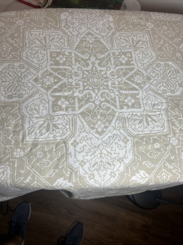 Thibaut tarragon beige linen - tarragon,