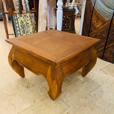 Opium Coffee Table Living Room Wood Teak Ethnic Style
