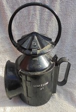 OLD LONDON & NORTH EASTERN RAILWAY GUARDS LAMP LOCATION 3A STRATFORD LONDON