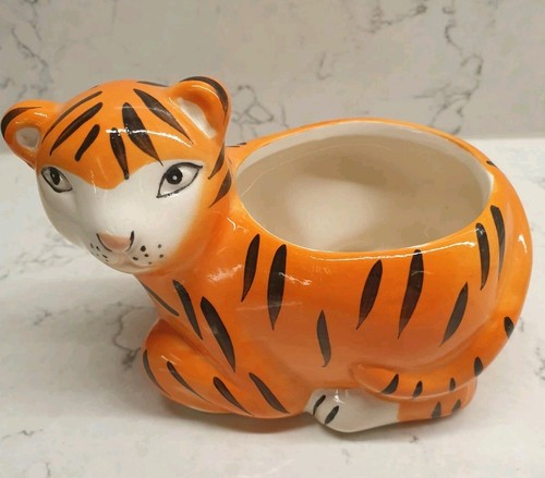 Planter ceramic tiger - tiger,
