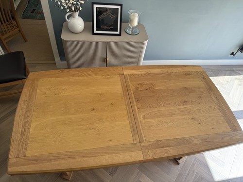 Solid oak extending dining - solid,