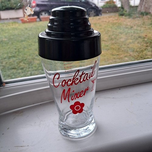 Vintage cocktail shaker glass - shaker,