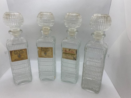 Vintage glass decanter - vintage,