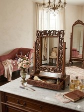 Intricately carved wooden