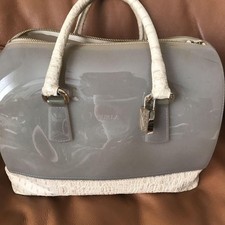 FURLA Vinyl Tote Bag 2Way
